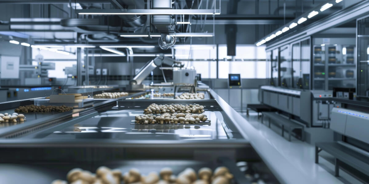 Zdjęcie wyspy zaworowej z okablowaniem, kontrolującej siłowniki na linii pakującej