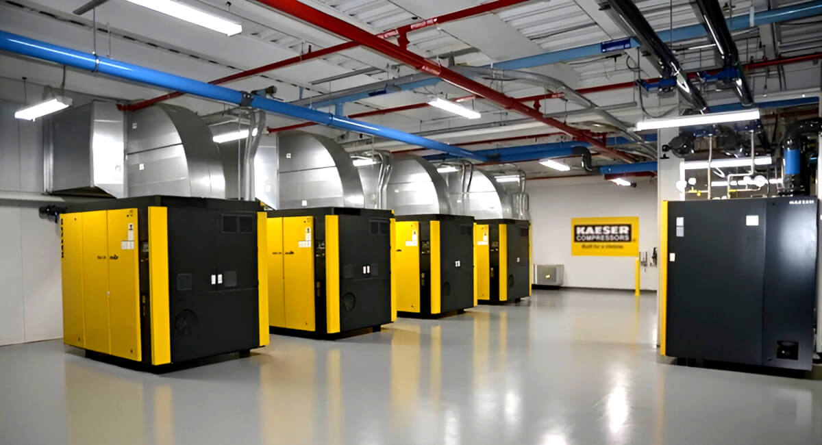 Zanieczyszczone filtry kompresora powietrza - przyczyna przegrzewania