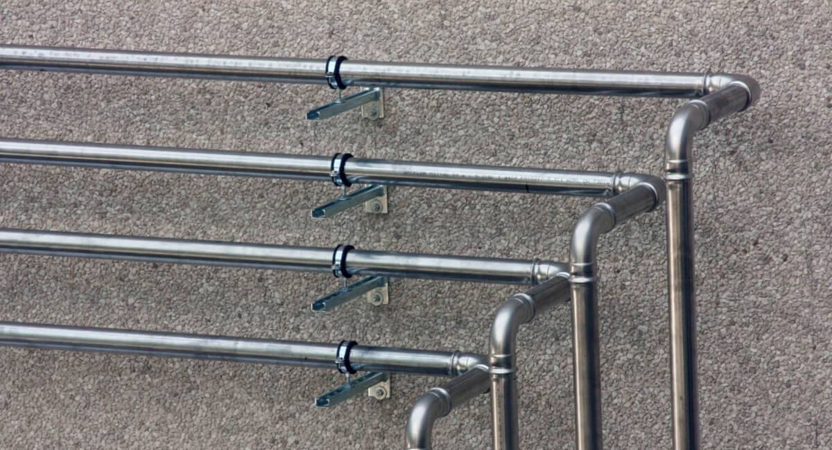 Instalacje wykonane ze stali nierdzewnej 304 w zakładzie przemysłu spożywczego