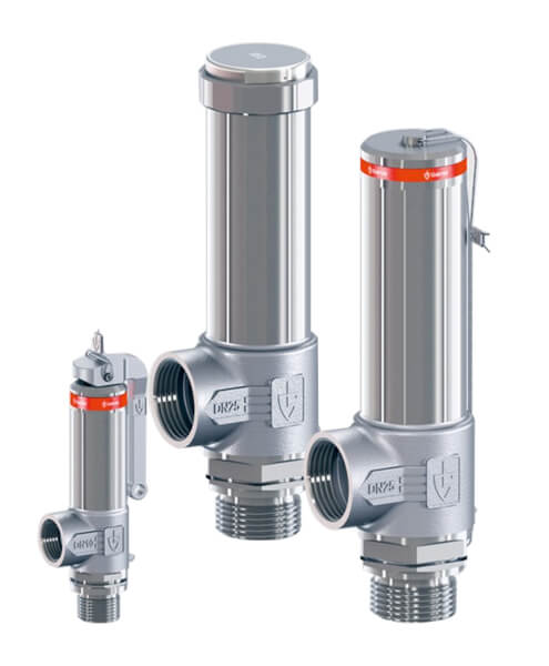 Zawór bezpieczeństwa GOETZE Seria 2400 Zawór bezpieczeństwa GOETZE Seria 2400 - ochrona układu tankowania LOX