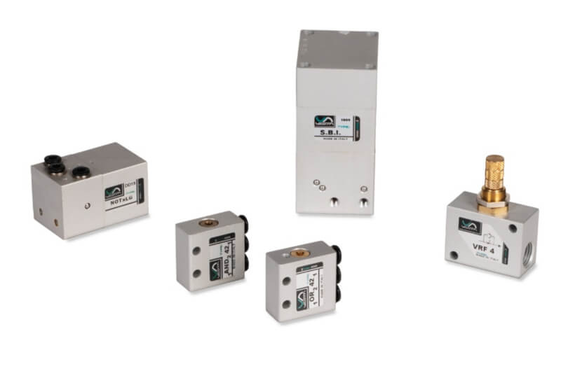 Zawory logiczne typu AND, OR i NOT