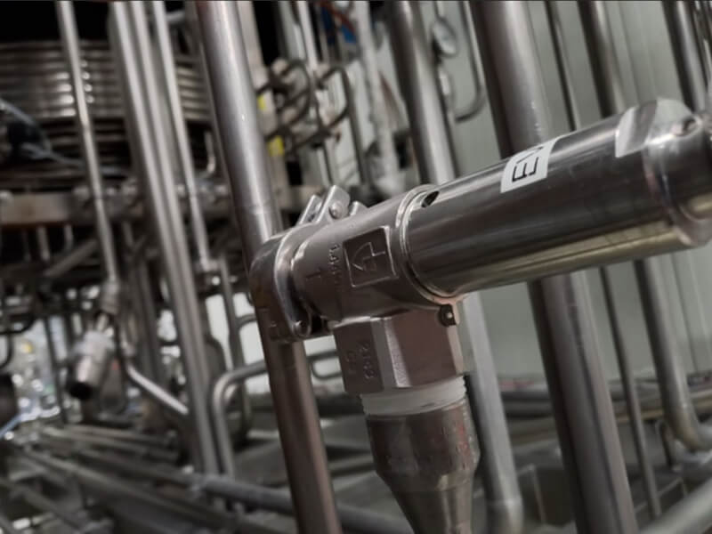 Zawór bezpieczeństwa Goetze działający w środowisku pary