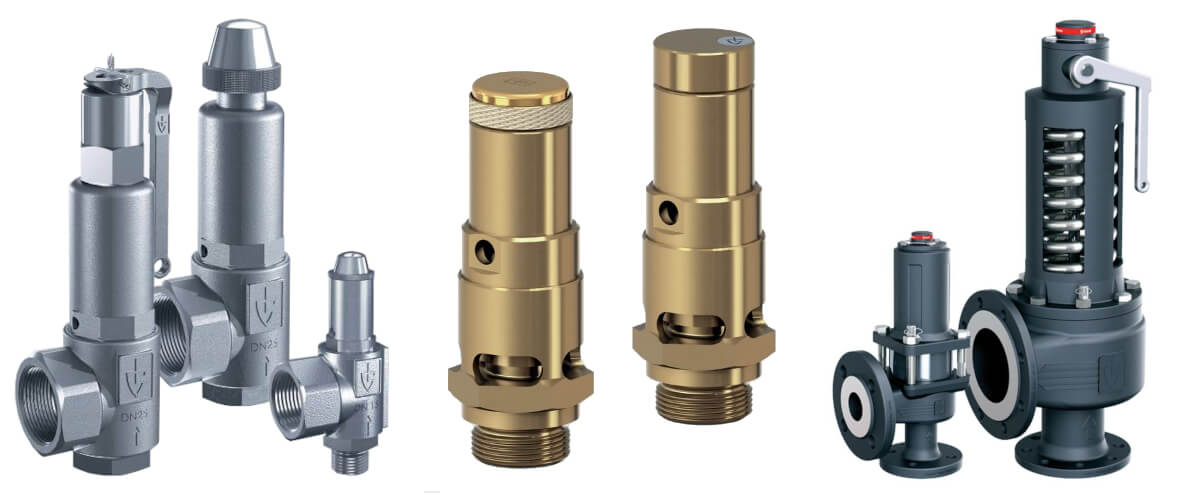 Oferta zaworów bezpieczeństwa marki Goetze z certyfikatem ABS