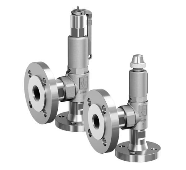 Zawory bezpieczeństwa Goetze 451FL Zawór Goetze serii 451FL z charakterystyczną konstrukcją luźnego kołnierza