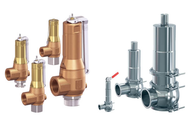 Higieniczny zawór bezpieczeństwa Goetze