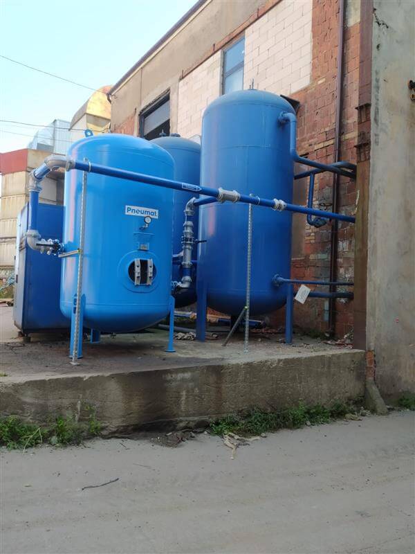 Zbiornik na sprężone powietrze o pojemności 5000L