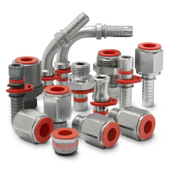 Hydrauliczne złącza wtykowe Plug-In WEO Złącze wtykowe WEO zastępujące tradycyjne połączenia skręcane w hydraulice