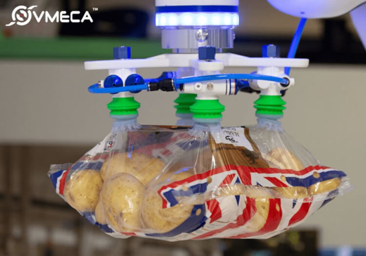 Kompletny zespół urządzeń do transportu opakowań ziemniaków