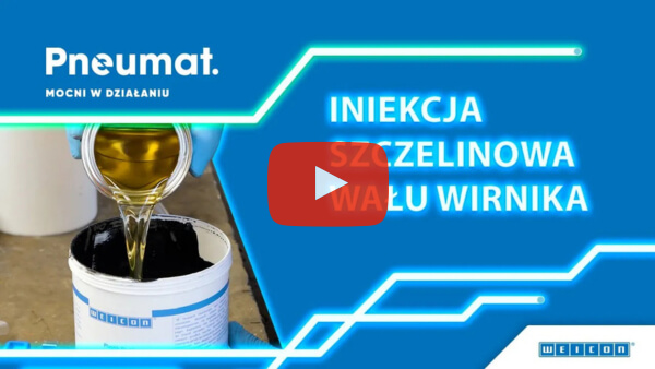 Spoinowanie szczelinowe wału wirnika w żwirowni