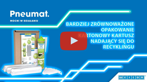 Ekologiczne opakowania na chemię przemysłową Weicon Green Tube