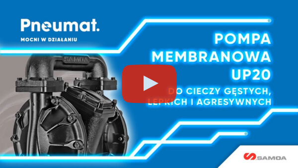 Pompy membranowe pneumatyczne do cieczy agresywnych - SAMOA