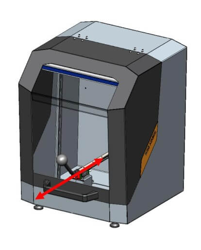 Transportowanie części za pomocą prowadnicy liniowej
