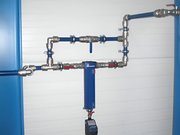 Długość instalacji 90m w Termat Prefabrykacja - zrealizowana inwestycja Pneumat