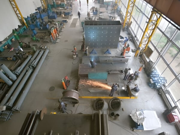 Długość instalacji 536m w ZUP BADURA Zakład Urządzeń Przemysłowych, Tadeusz Badura - zrealizowana inwestycja Pneumat