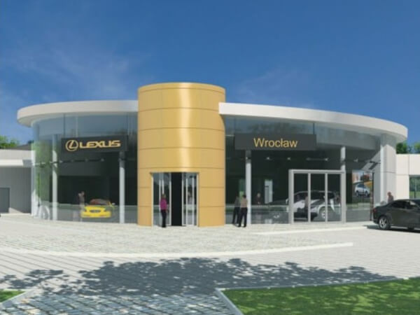 Zrealizowane inwestycje Pneumat w Lexus Wrocław Sp. z o.o.