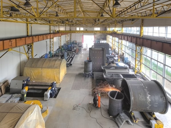 Zrealizowana inwestycja Pneumat w ZUP BADURA Zakład Urządzeń Przemysłowych