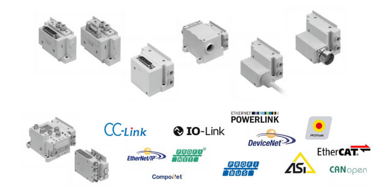 Typy okablowania wysp zaworowych