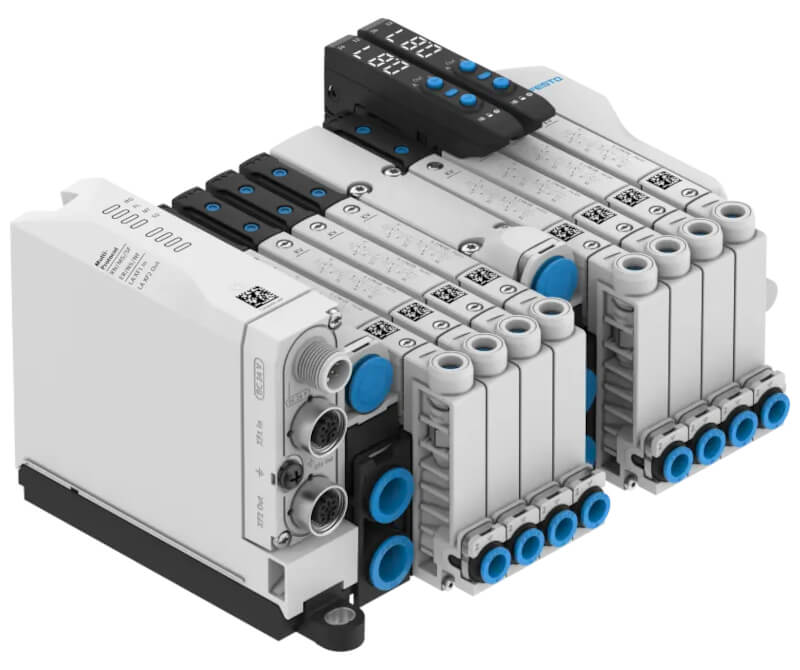 Funckje systemowe - wyspy zaworowe VTUX Zintegrowane funkcje systemowe w wyspach zaworowych VTUX FESTO