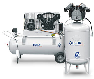 Sprężarki tłokowe bezolejowe ORLIK Kompresory bezolejowe Orlik w ofercie Pneumat System