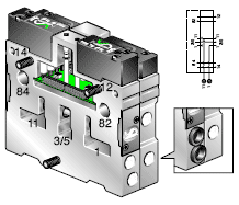 Moduł pojedynczego zaworu połączony z separatorem ciśnienia