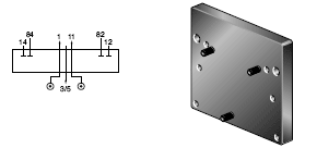 4HF....-..-P płyta tylna zaślepiona