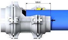 Nasmaruj i podłącz rurę Montaż rury fi 110