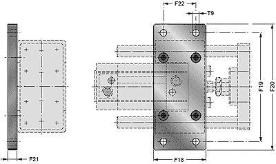 Płyta montażowa GLC/P Płyta montażowa GLC/P