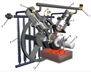Budowa doprężacza powietrza Budowa doprężaczy tłokowych